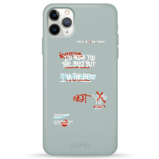 Чохол Pump Silicone Minimalistic Case for iPhone 11 Pro Max Im the best #