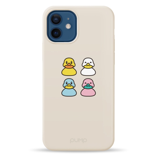 Чохол Pump Silicone Minimalistic Case with MagSafe for iPhone 12/12 Pro Ducks # - цена, характеристики, отзывы, рассрочка, фото 1