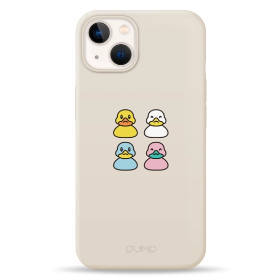 Чохол Pump Silicone Minimalistic Case for iPhone 13 Ducks #