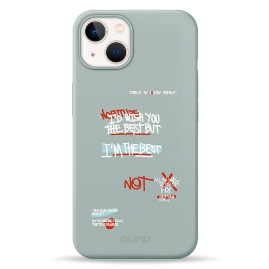 Чохол Pump Silicone Minimalistic Case for iPhone 13 I'm the best # - цена, характеристики, отзывы, рассрочка, фото 1