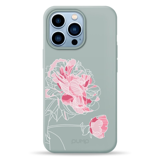 Чехол Pump Silicone Minimalistic Case with MagSafe for iPhone 13 Pro Peony # - цена, характеристики, отзывы, рассрочка, фото 1