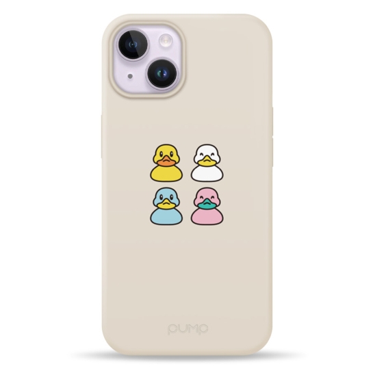 Чехол Pump Silicone Minimalistic Case with MagSafe for iPhone 14 Ducks # - цена, характеристики, отзывы, рассрочка, фото 1
