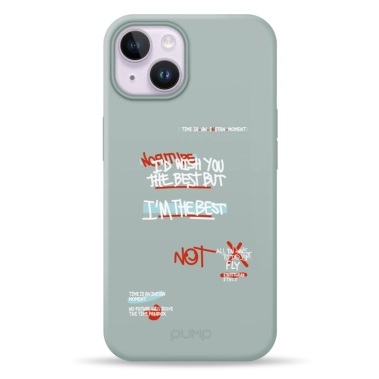 Чохол Pump Silicone Minimalistic Case with MagSafe for iPhone 14 I'm the best # - цена, характеристики, отзывы, рассрочка, фото 1