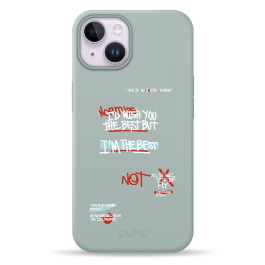 Чохол Pump Silicone Minimalistic Case with MagSafe for iPhone 14 I'm the best # - цена, характеристики, отзывы, рассрочка, фото 1