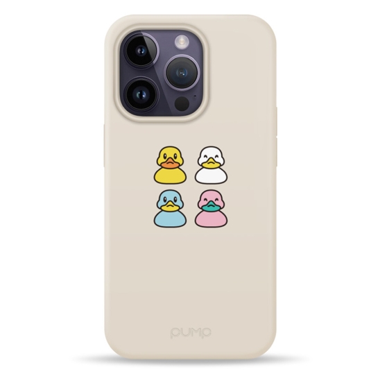 Чохол Pump Silicone Minimalistic Case with MagSafe for iPhone 14 Pro Ducks # - цена, характеристики, отзывы, рассрочка, фото 1