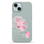Чехол Pump Silicone Minimalistic Case with MagSafe for iPhone 14 Pro Max Peony #