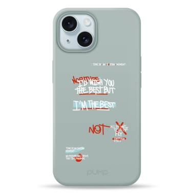 Чехол Pump Silicone Minimalistic Case with MagSafe for iPhone 14 Pro Max I'm the best # - цена, характеристики, отзывы, рассрочка, фото 1