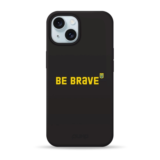 Чохол Pump Silicone Minimalistic Case with MagSafe for iPhone 15 Be Brave # - цена, характеристики, отзывы, рассрочка, фото 1
