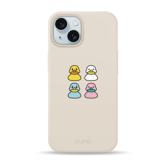 Чохол Pump Silicone Minimalistic Case with MagSafe for iPhone 15 Ducks # - цена, характеристики, отзывы, рассрочка, фото 1