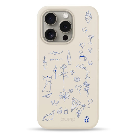 Чехол Pump Silicone Minimalistic Case with MagSafe for iPhone 15 Pro Ink # - цена, характеристики, отзывы, рассрочка, фото 1