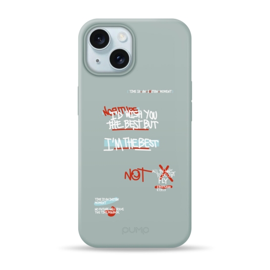 Чехол Pump Silicone Minimalistic Case with MagSafe for iPhone 15 I'm the best # - цена, характеристики, отзывы, рассрочка, фото 1