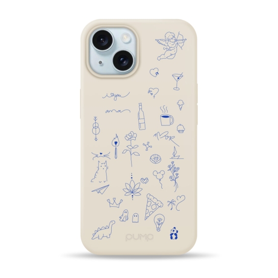 Чохол Pump Silicone Minimalistic Case with MagSafe for iPhone 15 Ink # - цена, характеристики, отзывы, рассрочка, фото 1