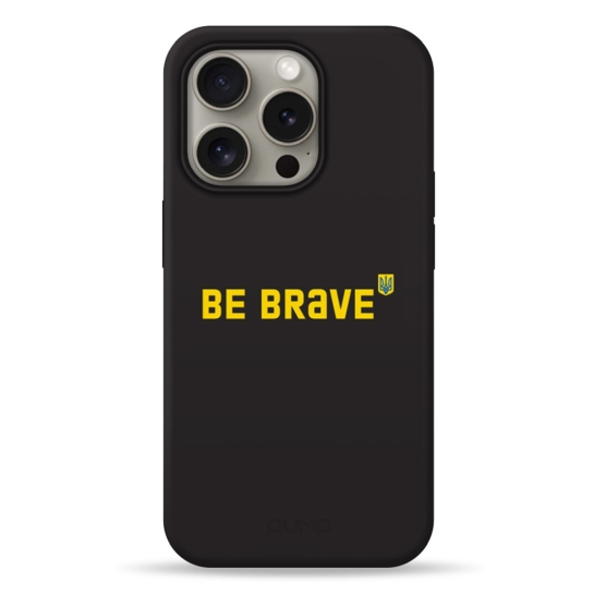Чохол Pump Silicone Minimalistic Case with MagSafe for iPhone 15 Pro Be Brave # - цена, характеристики, отзывы, рассрочка, фото 1