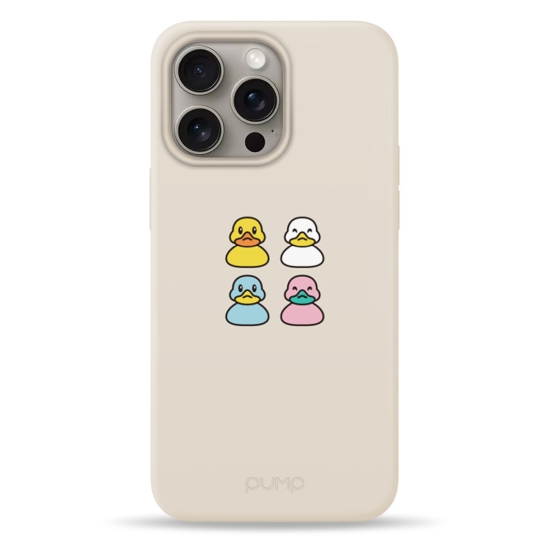 Чохол Pump Silicone Minimalistic Case with MagSafe for iPhone 15 Pro Max Ducks # - цена, характеристики, отзывы, рассрочка, фото 1