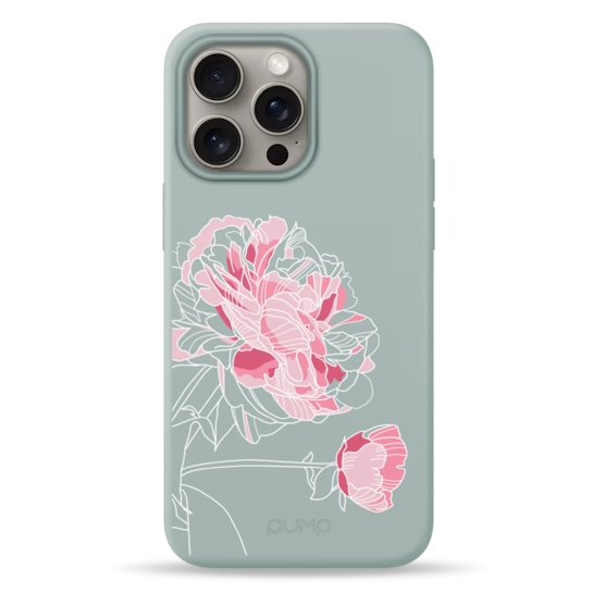 Чохол Pump Silicone Minimalistic Case with MagSafe for iPhone 15 Pro Max Peony # - цена, характеристики, отзывы, рассрочка, фото 1