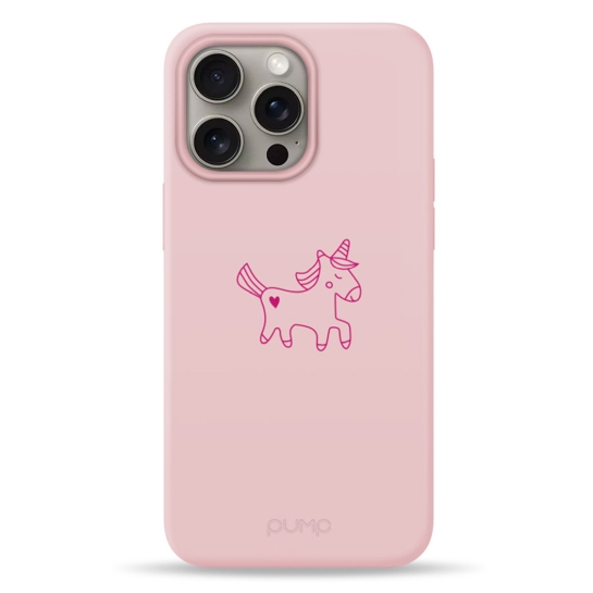 Чохол Pump Silicone Minimalistic Case with MagSafe for iPhone 15 Pro Max Unicorn # - цена, характеристики, отзывы, рассрочка, фото 1