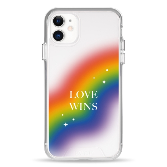 Чохол Pump Transparency Silver Button Case for iPhone 11 Love wins - цена, характеристики, отзывы, рассрочка, фото 1