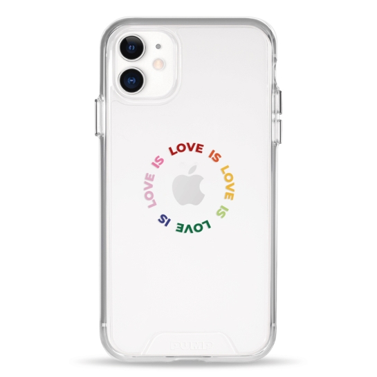 Чехол Pump Transparency Silver Button Case for iPhone 11 Love is Love is Love is - цена, характеристики, отзывы, рассрочка, фото 1