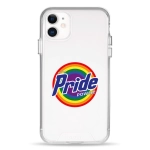 Чехол Pump Transparency Silver Button Case for iPhone 11 Pride