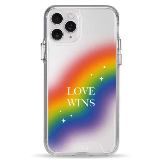 Чохол Pump Transparency Silver Button Case for iPhone 11 Pro Love wins - цена, характеристики, отзывы, рассрочка, фото 1