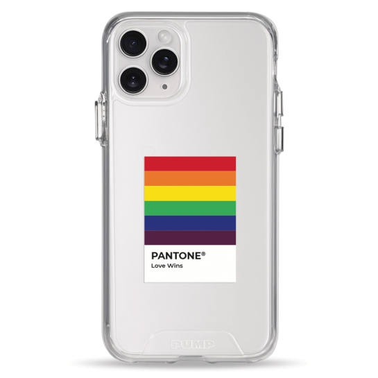 Чохол Pump Transparency Silver Button Case for iPhone 11 Pro Pantone Love Wins - цена, характеристики, отзывы, рассрочка, фото 1