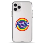 Чехол Pump Transparency Silver Button Case for iPhone 11 Pro Pride