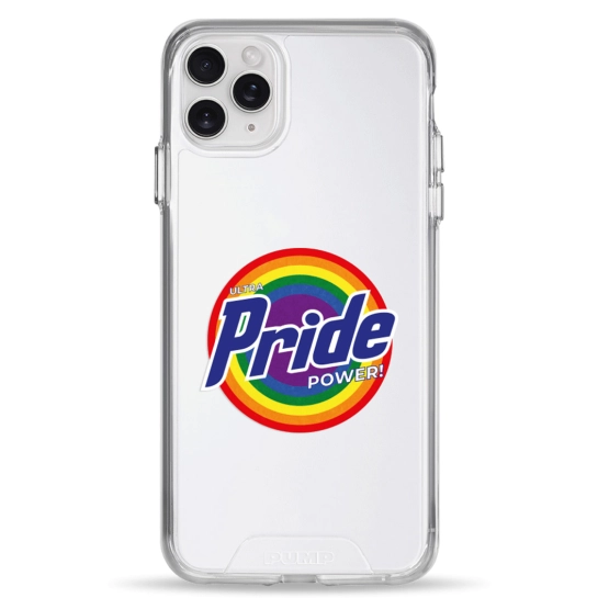 Чехол Pump Transparency Silver Button Case for iPhone 11 Pro Max Pride
