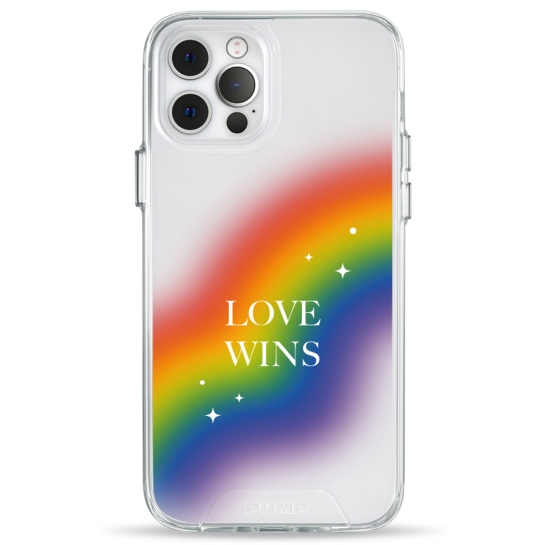 Чохол Pump Transparency Silver Button Case for iPhone 12/12 Pro Love wins - цена, характеристики, отзывы, рассрочка, фото 1