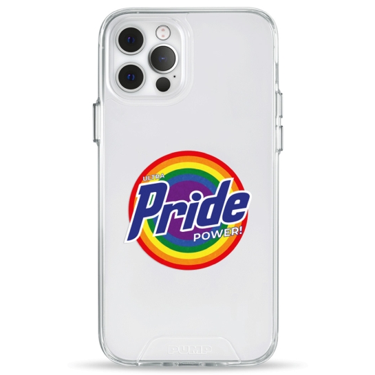 Чохол Pump Transparency Silver Button Case for iPhone 12/12 Pro Pride - цена, характеристики, отзывы, рассрочка, фото 1