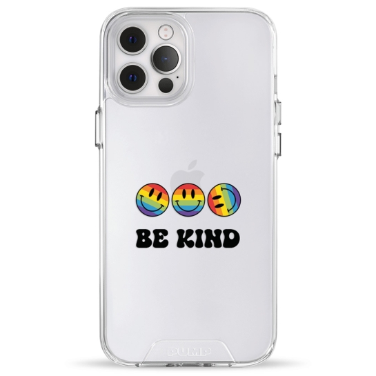 Чохол Pump Transparency Silver Button Case for iPhone 12 Pro Max Be kind - цена, характеристики, отзывы, рассрочка, фото 1