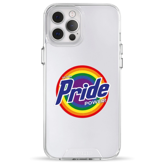 Чехол Pump Transparency Silver Button Case for iPhone 12 Pro Max Pride - цена, характеристики, отзывы, рассрочка, фото 1