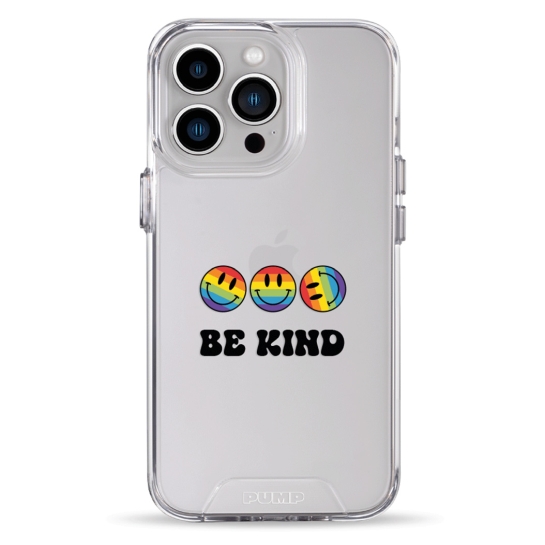 Чехол Pump Transparency Silver Button Case for iPhone 13 Pro Be kind - цена, характеристики, отзывы, рассрочка, фото 1