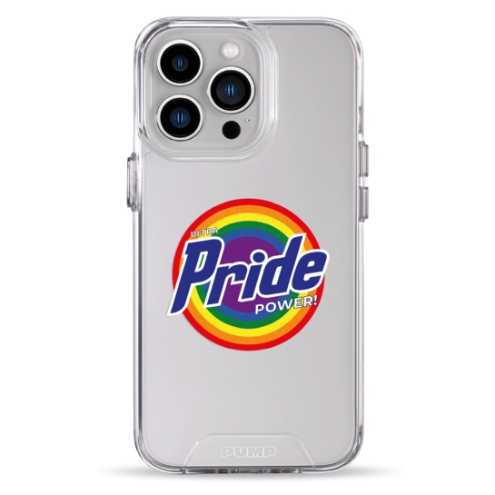 Чохол Pump Transparency Silver Button Case for iPhone 13 Pro Pride - цена, характеристики, отзывы, рассрочка, фото 1