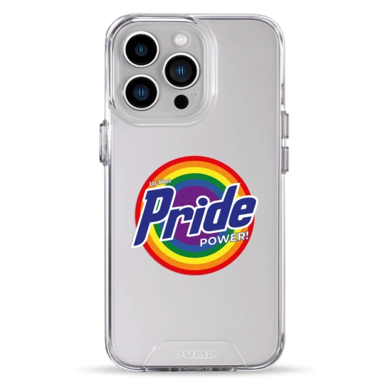 Чехол Pump Transparency Silver Button Case for iPhone 13 Pro Pride
