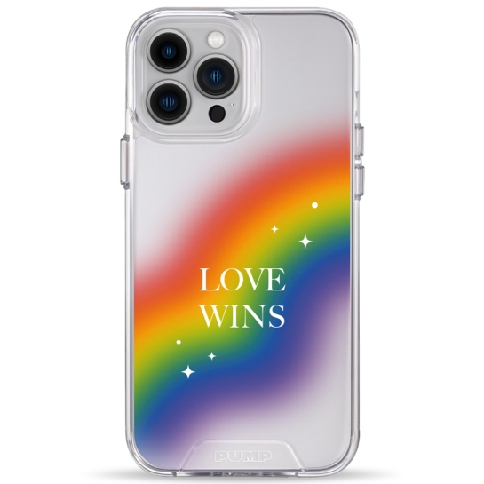Чехол Pump Transparency Silver Button Case for iPhone 13 Pro Max Love wins - цена, характеристики, отзывы, рассрочка, фото 1