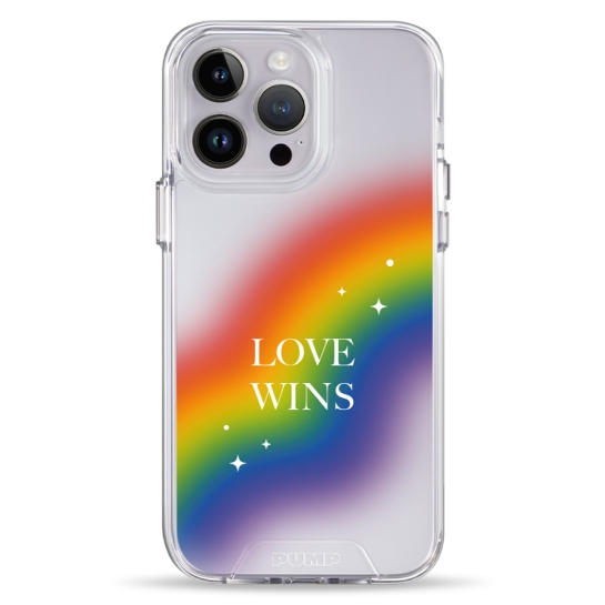 Чохол Pump Transparency Silver Button Case for iPhone 14 Pro Max Love wins - цена, характеристики, отзывы, рассрочка, фото 1