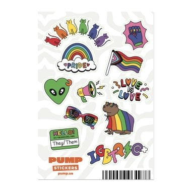 Стікерпак Pump Pride - цена, характеристики, отзывы, рассрочка, фото 1