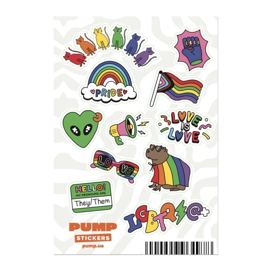 Стикерпак Pump Pride - цена, характеристики, отзывы, рассрочка, фото 1
