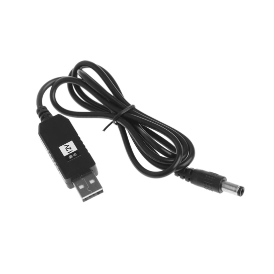 Кабель питания XOKO DC-5-12 5В – 12В 5,5*2,1mm Cable 12V 1A Black