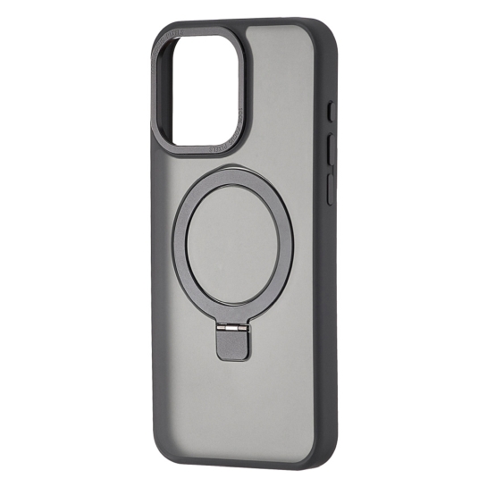 Чохол Foggy AG with MagSafe Case for iPhone 15 Pro Black - цена, характеристики, отзывы, рассрочка, фото 1
