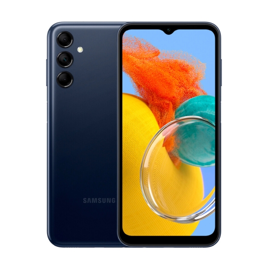 Смартфон Samsung Galaxy M14 5G 4/128GB Dark Blue Global - цена, характеристики, отзывы, рассрочка, фото 1