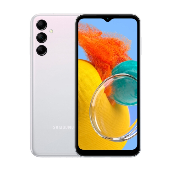 Смартфон Samsung Galaxy M14 5G 4/128GB Silver Global - цена, характеристики, отзывы, рассрочка, фото 1