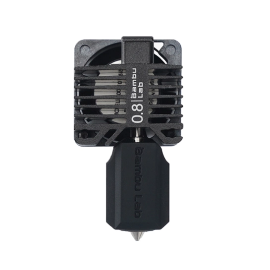 Хотенд із загартованим соплом у зборі для 3D-принтера P1 Bambu Lab BL0015U 0.8 mm Black