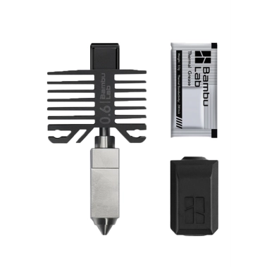 Сопло в сборе из нержавеющей стали для 3D-принтера X1 и P1 Bambu lab BL0024U 0.6 mm Black - цена, характеристики, отзывы, рассрочка, фото 1