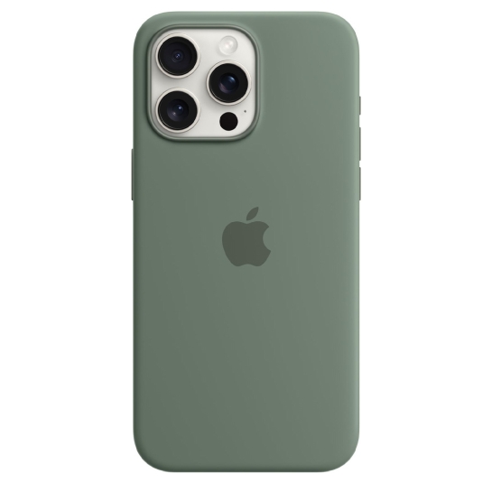 Чохол Monblan Silicone Case wiht MagSafe for iPhone 15 Pro Max Cypress - цена, характеристики, отзывы, рассрочка, фото 1