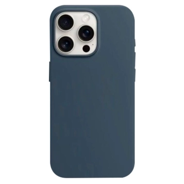 Чохол Monblan Silicone Case with MagSafe for iPhone 15 Pro Max Storm Blue - цена, характеристики, отзывы, рассрочка, фото 1