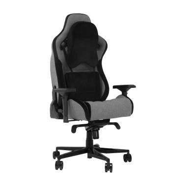 Ігрове крісло GT Racer X-0724 Fabric Gray/Black Suede - цена, характеристики, отзывы, рассрочка, фото 1