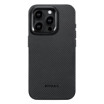 Чехол Pitaka MagEZ Case 4 Twill 600D for iPhone 15 Pro Black/Grey