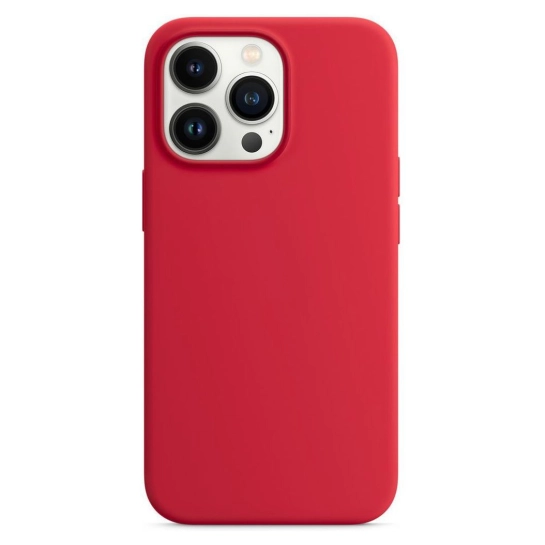 Чехол Monblan Silicone Case with MagSafe for iPhone 13 Pro Red