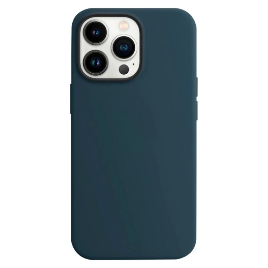 Чохол Monblan Silicone Case with MagSafe for iPhone 13 Pro Max Abyss Blue